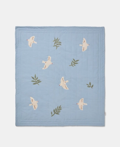 Koc dla dzieci Cassia Blanket, Sky Blue - Sky Blue Dear April