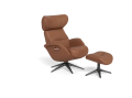 Fotel More Flexlux Upholstered Black Aluminium różne warianty 