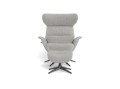 Fotel More Flexlux Upholstered Black Aluminium różne warianty 