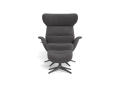 Fotel More Flexlux Upholstered Black Aluminium różne warianty 