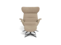 Fotel More Flexlux Upholstered Black Aluminium różne warianty 