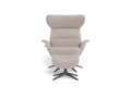 Fotel More Flexlux Upholstered Black Aluminium różne warianty 