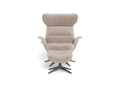 Fotel More Flexlux Upholstered Black Aluminium różne warianty 