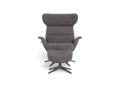 Fotel More Flexlux Upholstered Black Aluminium różne warianty 