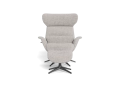 Fotel More Flexlux Upholstered Black Aluminium różne warianty 
