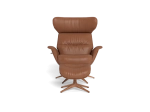 Fotel More Flexlux Upholstered Walnut Decor Aluminium różne warianty 