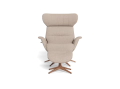 Fotel More Flexlux Upholstered Walnut Decor Aluminium różne warianty 