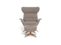 Fotel More Flexlux Upholstered Walnut Decor Aluminium różne warianty 