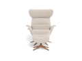 Fotel More Flexlux Upholstered Walnut Decor Aluminium różne warianty 