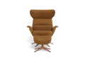 Fotel More Flexlux Upholstered Walnut Decor Aluminium różne warianty 