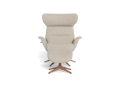 Fotel More Flexlux Upholstered Walnut Decor Aluminium różne warianty 