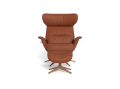 Fotel More Flexlux Upholstered Walnut Decor Aluminium różne warianty 