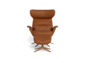 Fotel More Flexlux Upholstered Walnut Decor Aluminium różne warianty 
