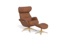 Fotel More Flexlux Upholstered Oak Decor Aluminium różne warianty 