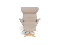 Fotel More Flexlux Upholstered Oak Decor Aluminium różne warianty 