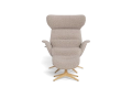 Fotel More Flexlux Upholstered Oak Decor Aluminium różne warianty 