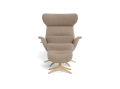 Fotel More Flexlux Upholstered Oak Decor Aluminium różne warianty 