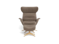 Fotel More Flexlux Upholstered Oak Decor Aluminium różne warianty 
