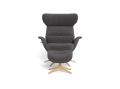 Fotel More Flexlux Upholstered Oak Decor Aluminium różne warianty 