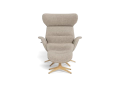 Fotel More Flexlux Upholstered Oak Decor Aluminium różne warianty 