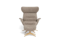 Fotel More Flexlux Upholstered Oak Decor Aluminium różne warianty 