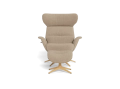 Fotel More Flexlux Upholstered Oak Decor Aluminium różne warianty 