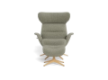 Fotel More Flexlux Upholstered Oak Decor Aluminium różne warianty 