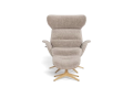 Fotel More Flexlux Upholstered Oak Decor Aluminium różne warianty 