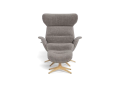 Fotel More Flexlux Upholstered Oak Decor Aluminium różne warianty 