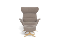 Fotel More Flexlux Upholstered Oak Decor Aluminium różne warianty 