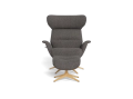 Fotel More Flexlux Upholstered Oak Decor Aluminium różne warianty 