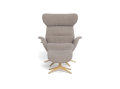 Fotel More Flexlux Upholstered Oak Decor Aluminium różne warianty 