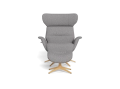 Fotel More Flexlux Upholstered Oak Decor Aluminium różne warianty 