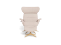 Fotel More Flexlux Upholstered Oak Decor Aluminium różne warianty 