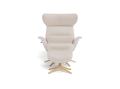Fotel More Flexlux Upholstered Oak Decor Aluminium różne warianty 