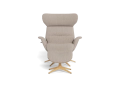 Fotel More Flexlux Upholstered Oak Decor Aluminium różne warianty 