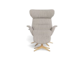 Fotel More Flexlux Upholstered Oak Decor Aluminium różne warianty 