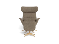 Fotel More Flexlux Upholstered Oak Decor Aluminium różne warianty 