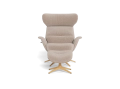 Fotel More Flexlux Upholstered Oak Decor Aluminium różne warianty 