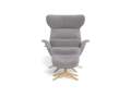 Fotel More Flexlux Upholstered Oak Decor Aluminium różne warianty 