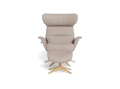 Fotel More Flexlux Upholstered Oak Decor Aluminium różne warianty 