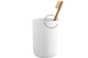 Kubek na szczoteczki white Zangra