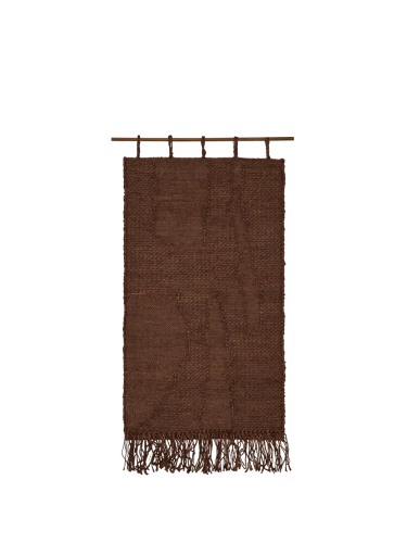 Dywan na ścianę Harvest z drążkiem Ferm Living Dark Chocolate rózne warianty