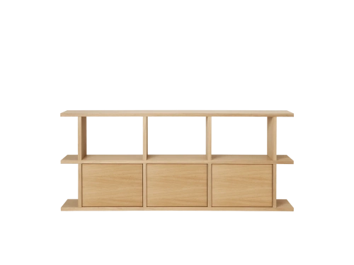 Regał na książki Kona- 3x2 z szafkami Ferm Living różne kolory