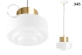 Mosiężna lampa wisząca Celestine Zangra różne warianty