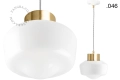 Mosiężna lampa wisząca Celestine Zangra różne warianty