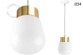 Mosiężna lampa wisząca Celestine Zangra różne warianty