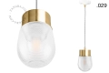 Mosiężna lampa wisząca Celestine Zangra różne warianty