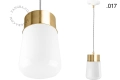 Mosiężna lampa wisząca Celestine Zangra różne warianty