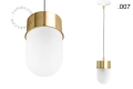 Mosiężna lampa wisząca Celestine Zangra różne warianty
